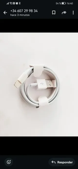 3 Cargadores iPhone - Cables USB