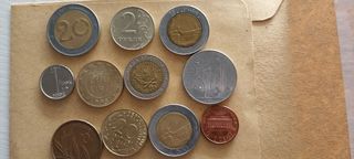 Lote monedas extranjeras