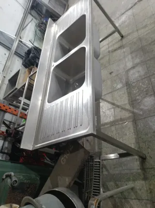 FREGADERO ACERO INDUSTRIAL 1.9 M. 658746091