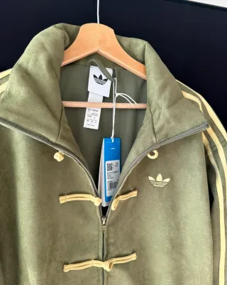 Chaqueta Adidas Verde y Dorada