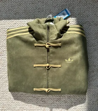 Chaqueta Adidas Verde y Dorada