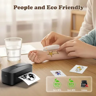 Impresora Tatuajes Temporales Phomemo TK32 Niños