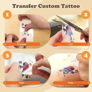 Impresora Tatuajes Temporales Phomemo TK32 Niños