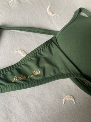 Sujetador bikini verde sin estrenar