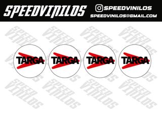 Pegatinas Targa para tapas de llantas