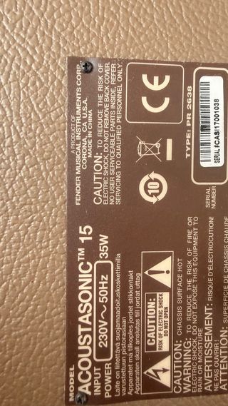 Amplificatore Fender Acoustic Series