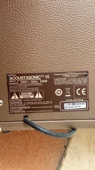 Amplificatore Fender Acoustic Series