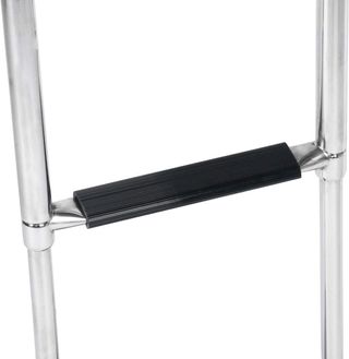 Escalera telescópica de acero inoxidable