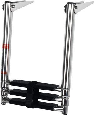 Escalera telescópica de acero inoxidable