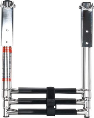 Escalera telescópica de acero inoxidable