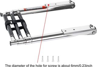Escalera telescópica de acero inoxidable