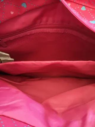 Bolso Totto Grande Rosa Corazones