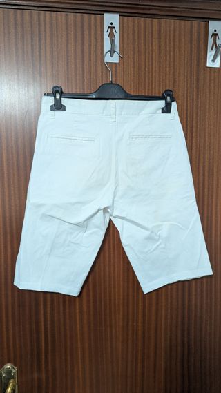 Pantalón corto blanco Kiabi Talla M 36