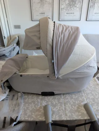 Carrito y Capazo Inglesina Aptica Gris