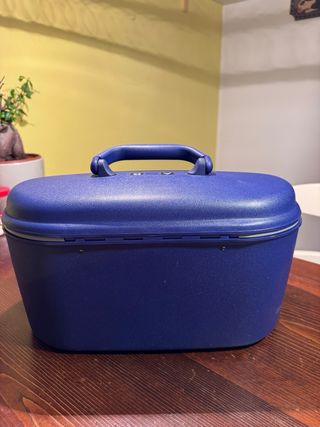 Beauty Case American Tourister Blu Rigido