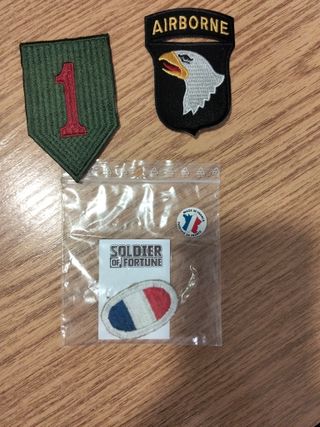 Insignias Militares No-Shine (4 unidades)