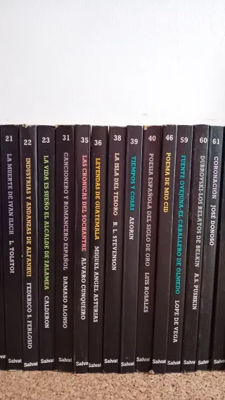 Lote 35 Libros (Salvat - BBS)