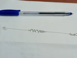 Pulsera Plata Ley Mama Corazón