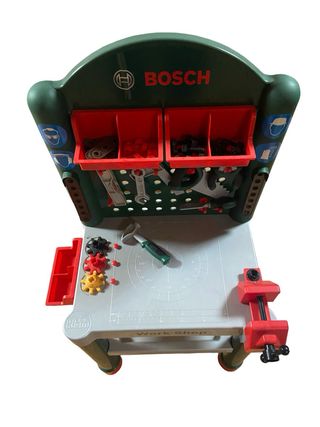 Banco de trabajo de juguete modelo Bosch Workshop.