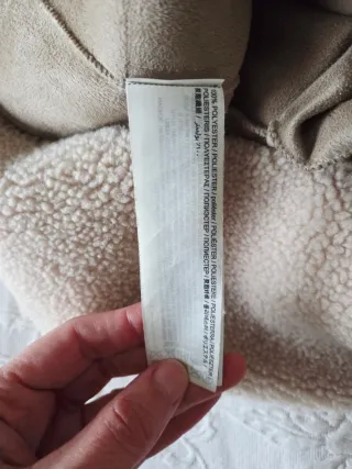 Abrigo borrego Mango Talla XL