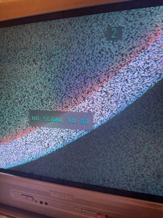 Televisor Philips Plata y Negro