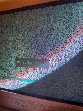 Televisor Philips Plata y Negro