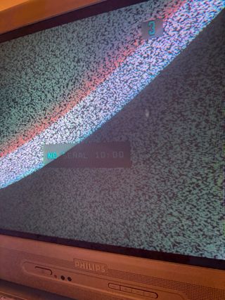 Televisor Philips Plata y Negro