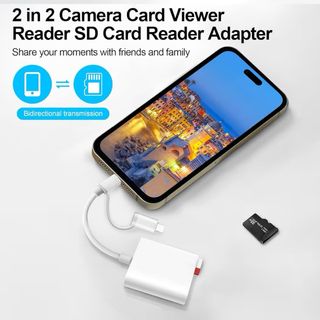 Adaptador Lector Tarjetas SD USB C iPhone