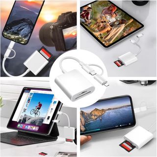 Adaptador Lector Tarjetas SD USB C iPhone