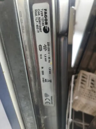 Lavavajillas Fagor 1LF 45cm repuestos