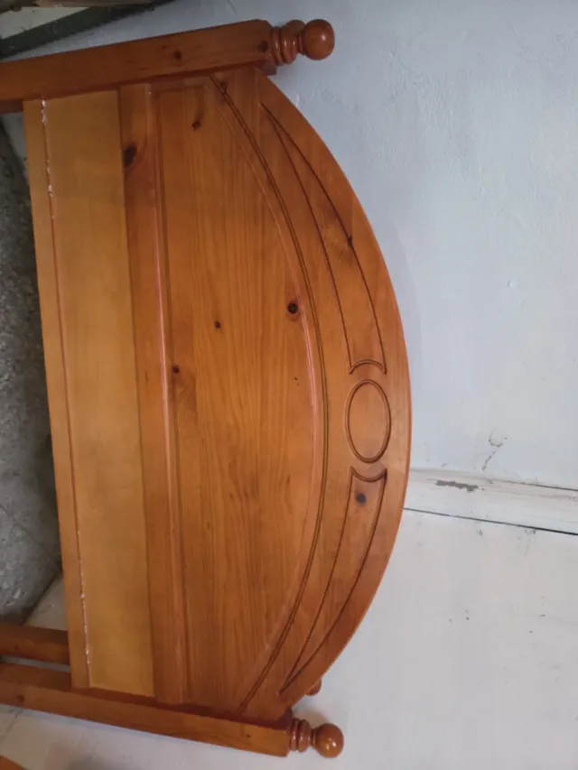 Cabecero de cama de pino