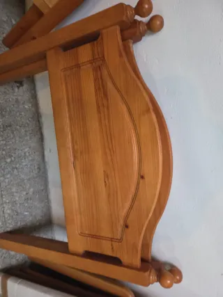 Cabecero de cama de pino