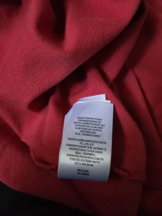 Polo Ralph Lauren Uomo Taglia XL Rossa