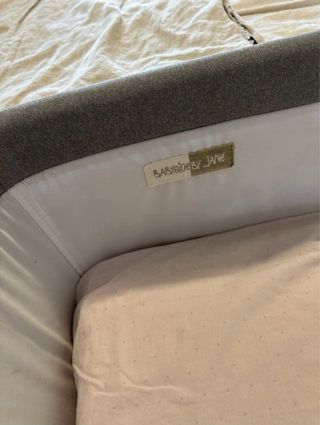 Minicuna Jane gris con colchón