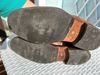 Scarpe uomo in vera pelle marrone