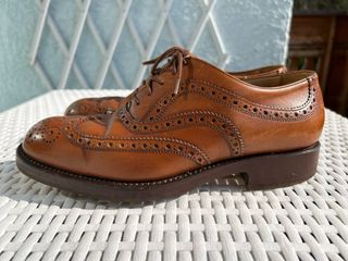 Scarpe uomo in vera pelle marrone