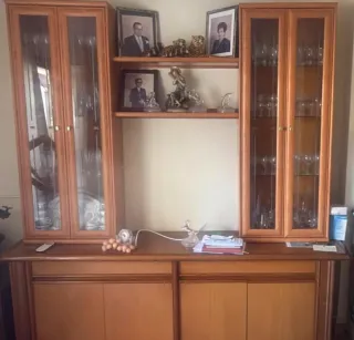 Mueble de Salón con Vitrinas