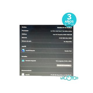 MacBook Air Core i7 13 (2015) A1466 -G0106069CV-