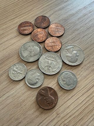 12 Monete Dollari USA