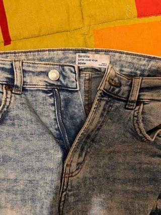 Pantalones vaqueros tiro alto/medio