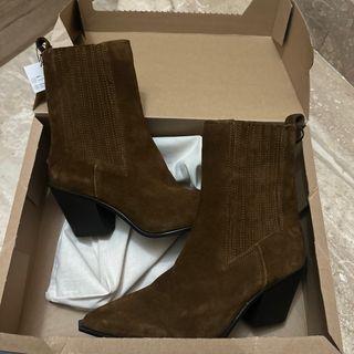 Botines cowboy piel Zara mujer