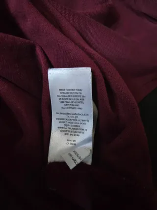 Polo Ralph Lauren Uomo Tg. L Rossa