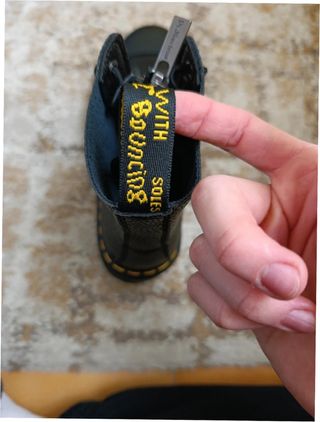 Botas Dr. Martens Talla 40 Cremallera Negra