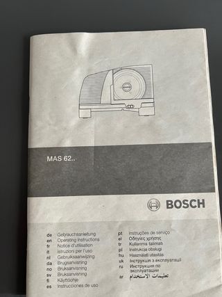 Affettatrice elettrica BOSCH
