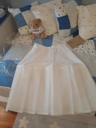 Cancán Comunión Coconut Talla S