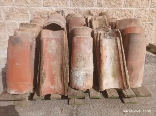 Tejas rústicas de barro