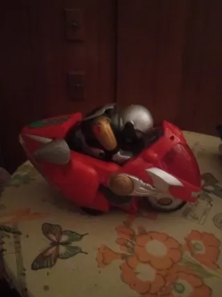 2 Motos de Juguete Rojas