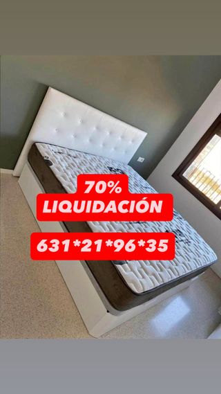 Canape y Colchón Oferta 70% Liquidación