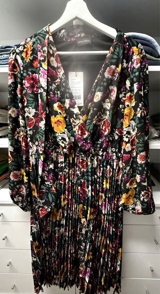 Vestido Anna Field floral negro
