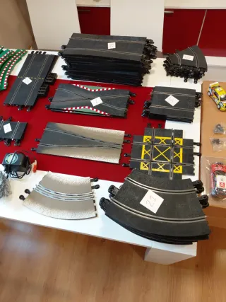 Scalextric completo: 15m pistas, 4 coches